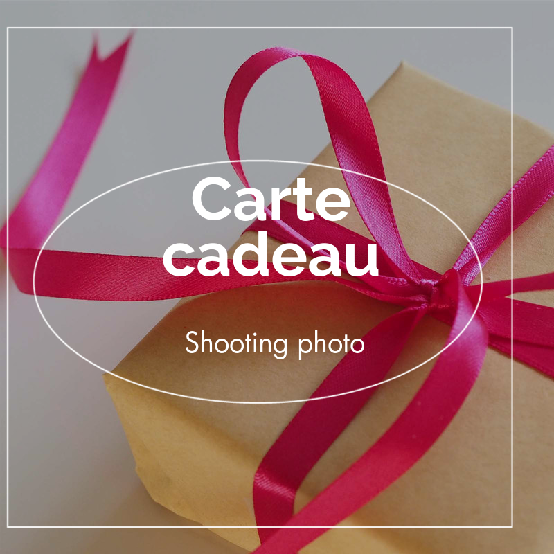 Carte cadeau shooting photo